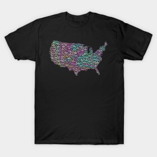 AMERICAN PEACE MAP T-Shirt